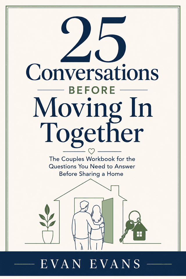 25 Conversations Before Moving In Together — premium workbook cover